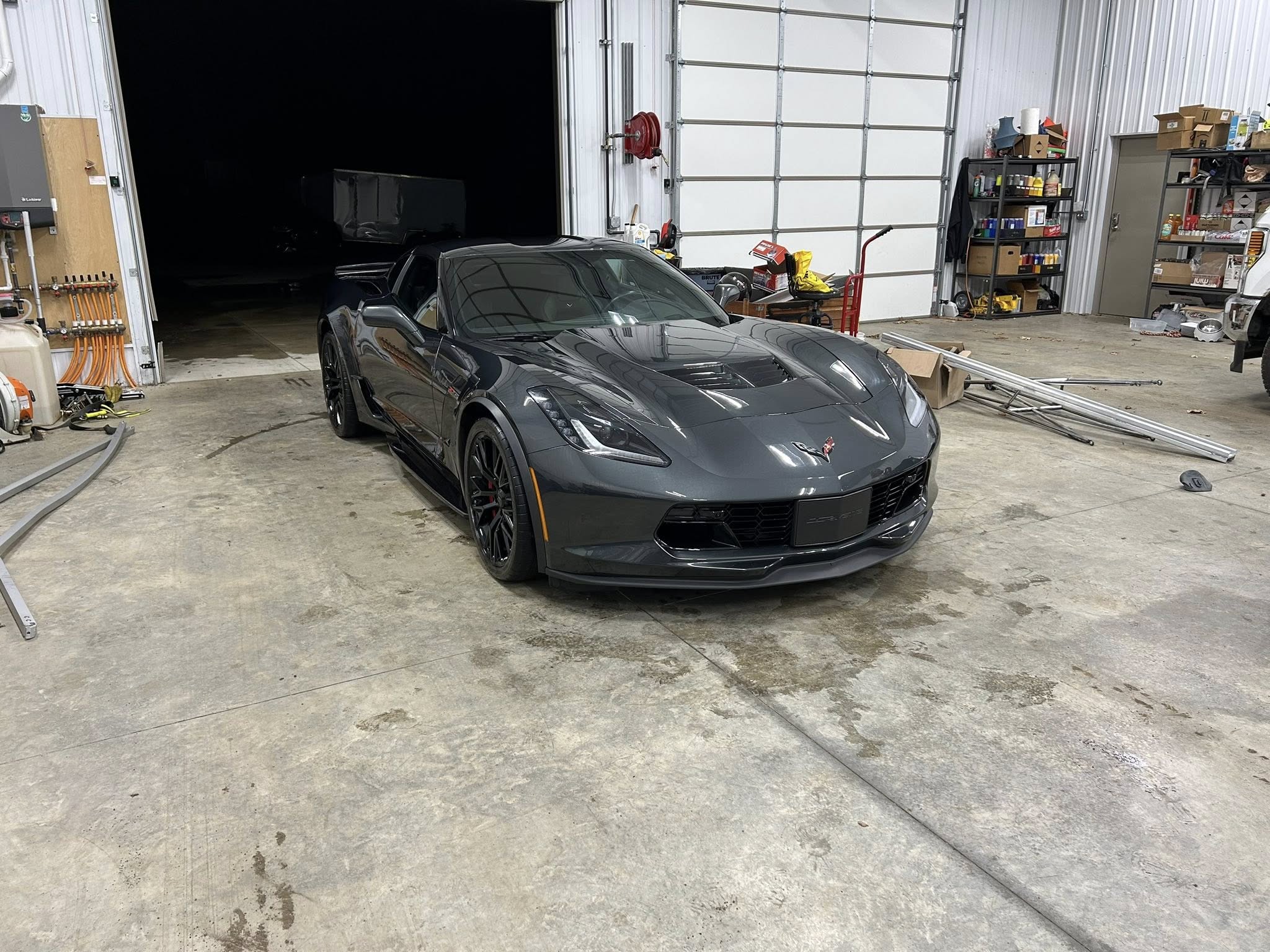 2018 Corvette Z06 - Front view after detailing