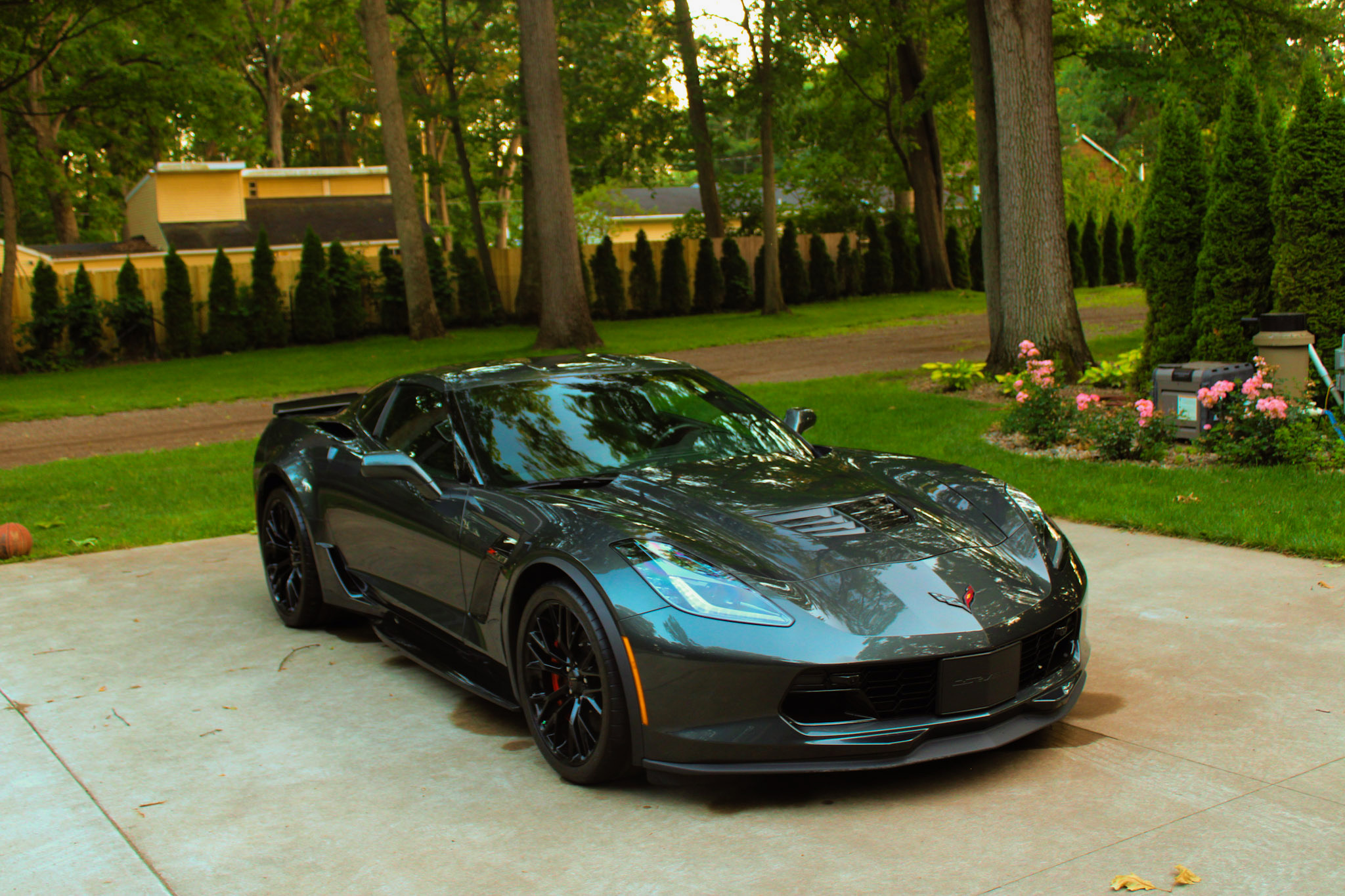 2018 Corvette Z06 - Front three-quarter view after detailing